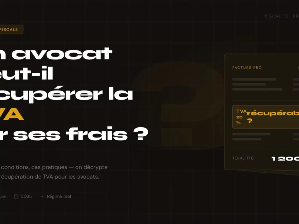 Frais déductibles avocat